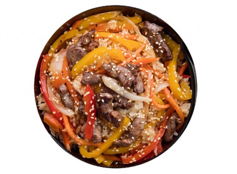 Соба с говядиной